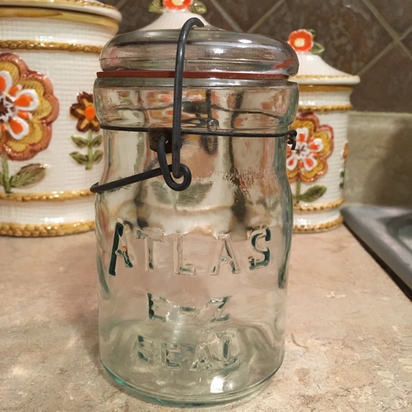 Atlas E-Z Seal Mason Canning Jar - Picture 1 of 4